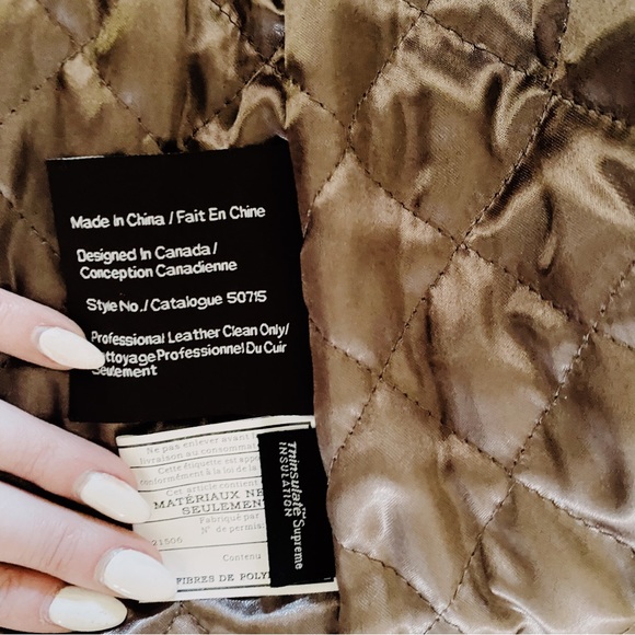 DANIER Winter Leather Jacket - Thinsulate Lining - Removable Fur - Picture 7 of 8